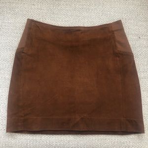 BCBG Max Azria real suede mini skirt - XS
